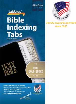 Bible Tab: Mini Tabs O&N Testament Gold - Tabbies